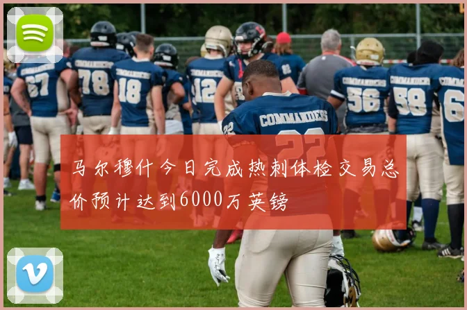 马尔穆什今日完成热刺体检交易总价预计达到6000万英镑